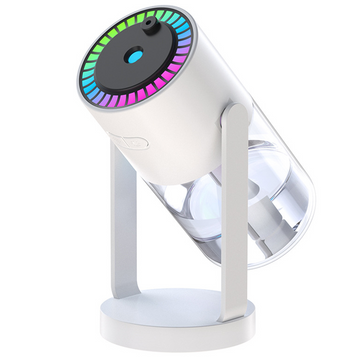 Humidificateur d'air 280mL 2 modes pulvérisation USB 7 lumières colorées tourner anti-brûlure à sec Universel diffuseur d'huiles